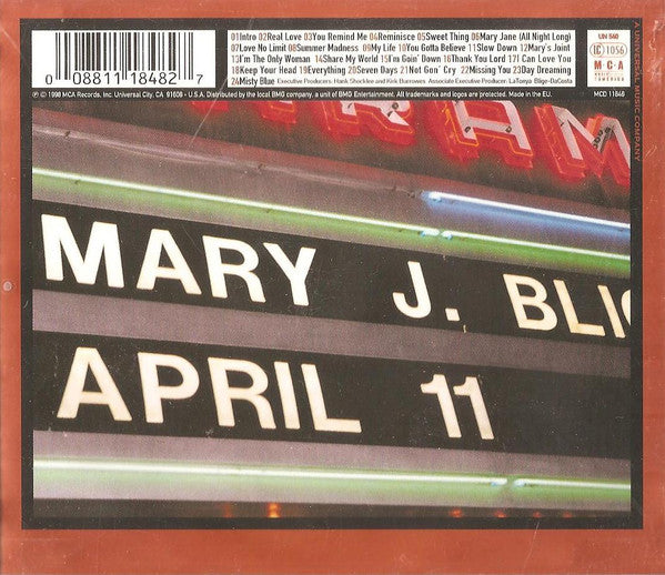 Mary J. Blige : The Tour (CD, Album)