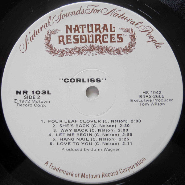 Corliss Nelson : Corliss (LP, Album)