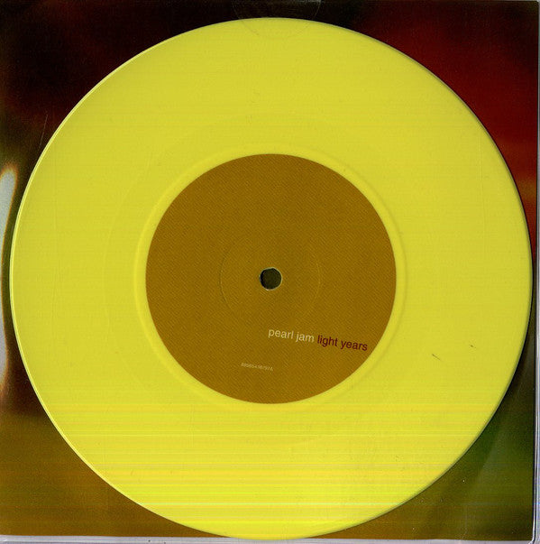 Pearl Jam : Light Years (7", Single, RE, Yel)