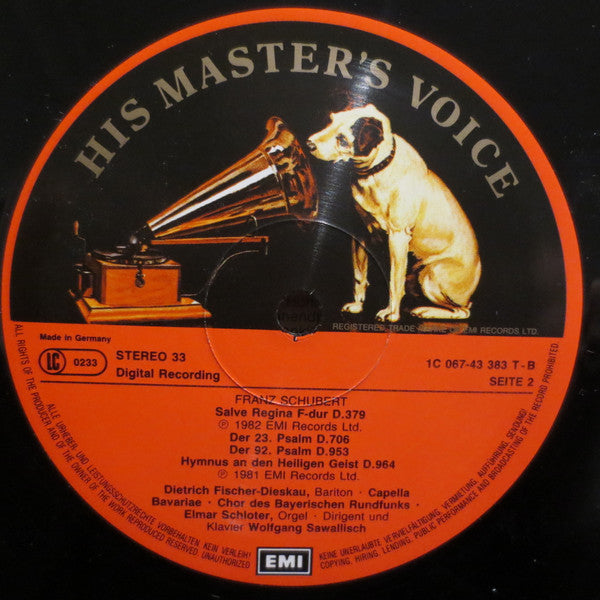 Franz Schubert - Chor Des Bayerischen Rundfunks Und Symphonie-Orchester Des Bayerischen Rundfunks, Wolfgang Sawallisch : Deutsche Messe (LP, Album, DMM)