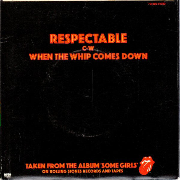 The Rolling Stones : Respectable (7", Single)
