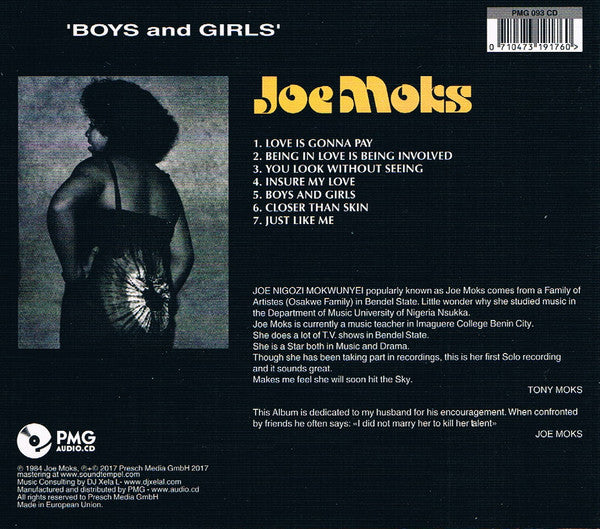 Joe Moks : Boys And Girls (CD, Album, Ltd, RE, dig)