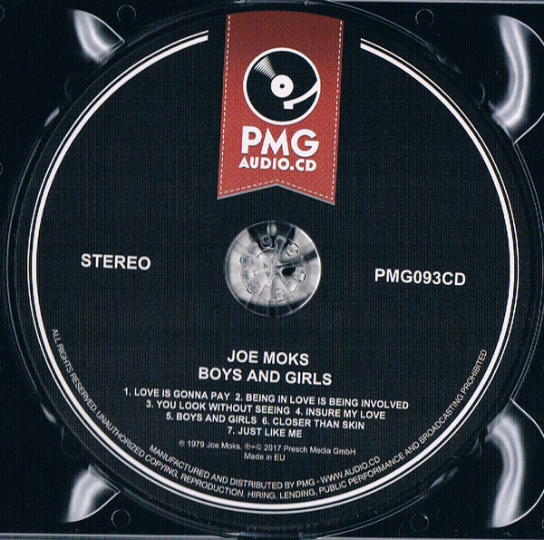 Joe Moks : Boys And Girls (CD, Album, Ltd, RE, dig)