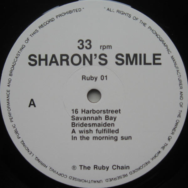 The Ruby Chain : Sharon's Smile (LP, Album)