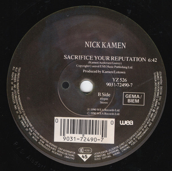 Nick Kamen : Agony And Ecstasy (7", Single)