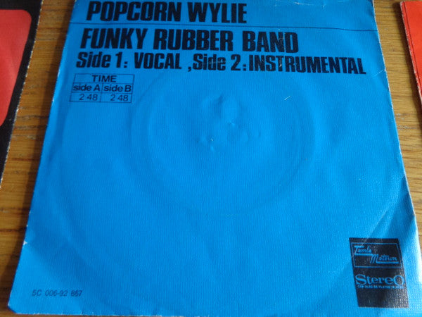 Richard "Popcorn" Wylie : Funky Rubber Band (7", Single)