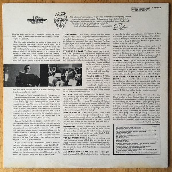 Bob Cooper : Shifting Winds (LP, Album)