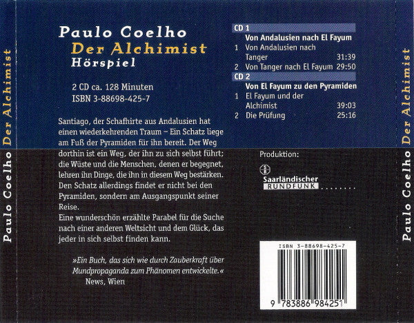 Paulo Coelho (2) : Der Alchimist (2xCD)