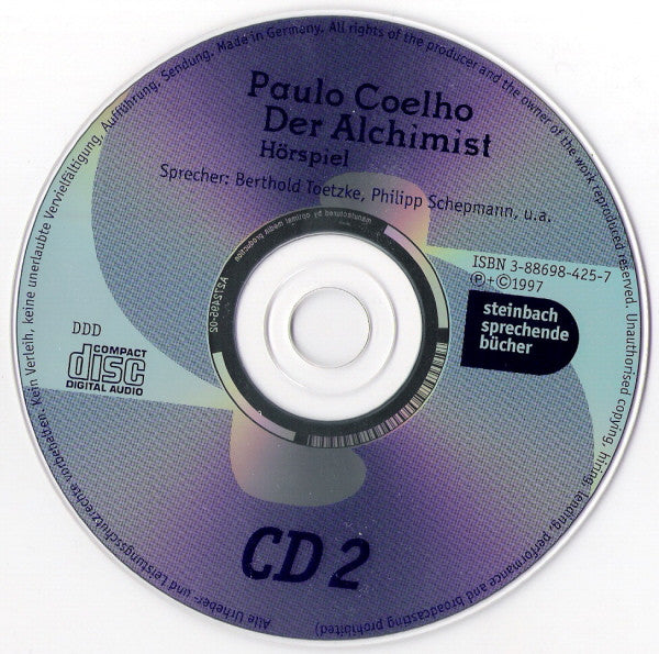 Paulo Coelho (2) : Der Alchimist (2xCD)