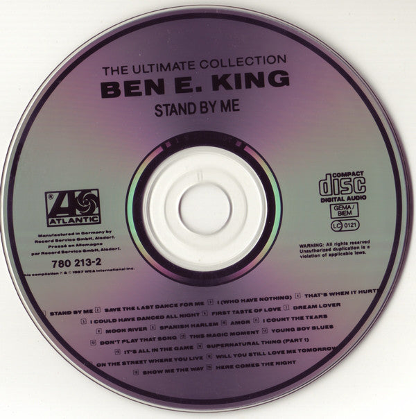 Ben E. King : The Ultimate Collection: Stand By Me (CD, Comp)
