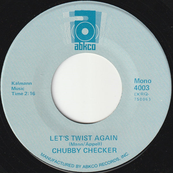 Chubby Checker : Limbo Rock (7", Mono, RE)