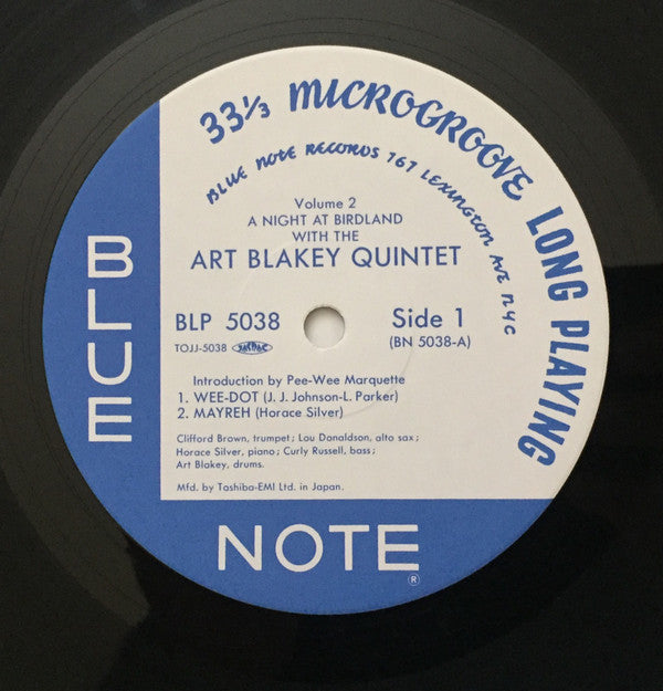 Art Blakey Quintet : A Night At Birdland, Vol. 2 (10", Mono, Ltd, RE)