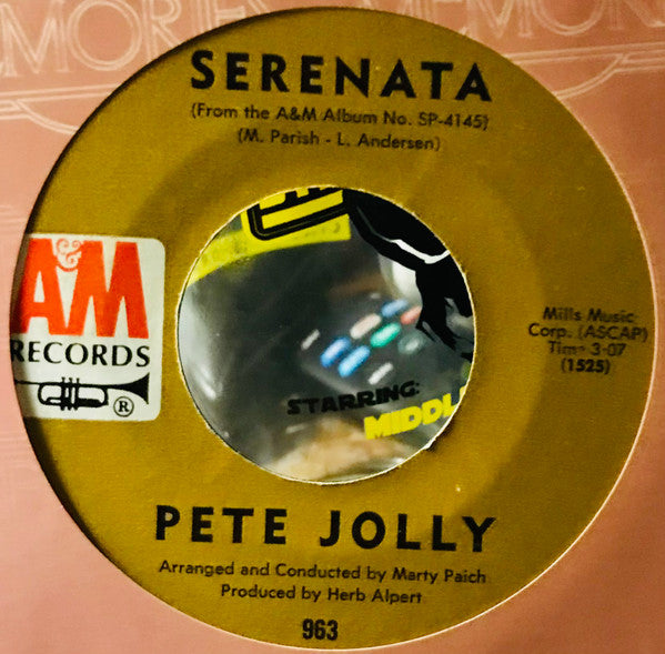 Pete Jolly : Serenata (7")