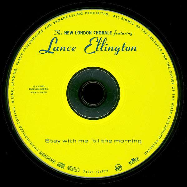 New London Chorale Featuring Lance Ellington : Stay With Me 'Til The Morning (CD, EP)