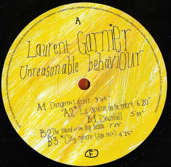 Laurent Garnier : Unreasonable Behaviour (2xLP, Album)