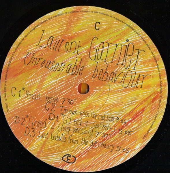 Laurent Garnier : Unreasonable Behaviour (2xLP, Album)