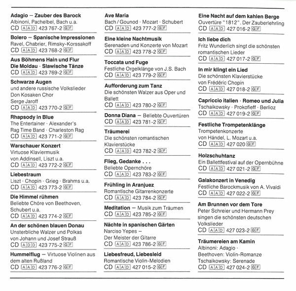 Frédéric Chopin : In Mir Klingt Ein Lied (Die Schönsten Klavierstücke Von Frédéric Chopin) (CD, Comp)