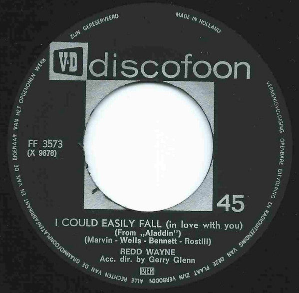 Ray Pilgrim / Redd Wayne : Yeh, Yeh / I Could Easily Fall (In Love With You) (7", Single, Spl)
