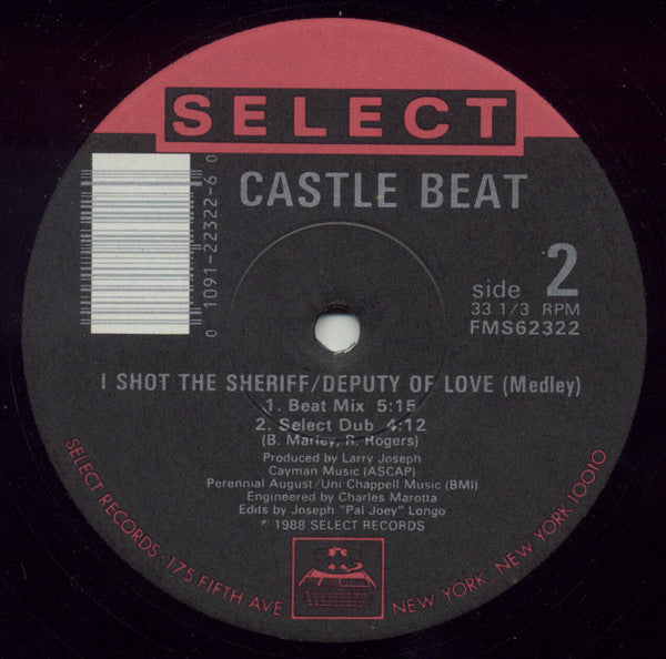 Castle Beat : I Shot The Sheriff / Deputy Of Love (Medley) (12")
