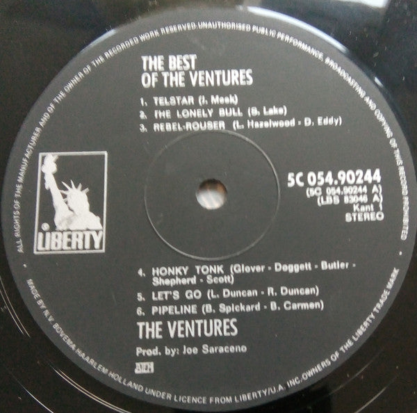 The Ventures : The Best Of The Ventures (LP, Comp)