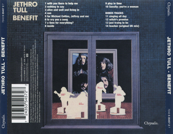 Jethro Tull : Benefit (CD, Album, RE, RM)