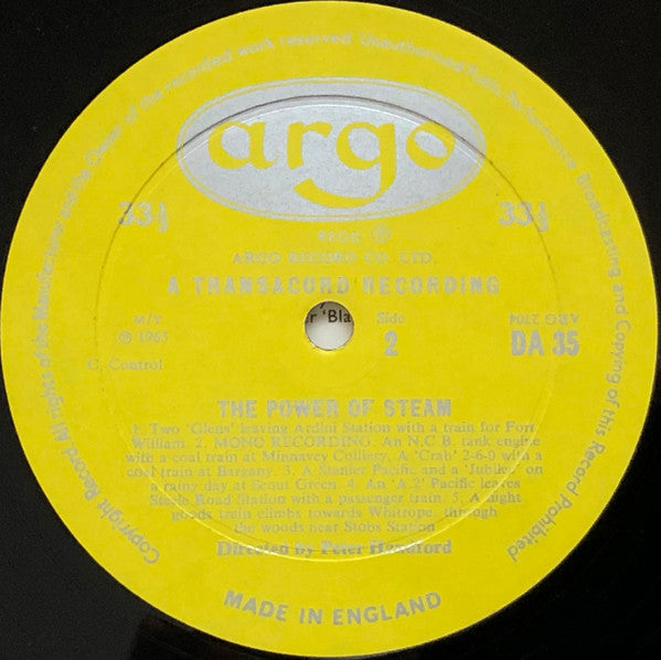 No Artist : The Power Of Steam (LP, Mono)