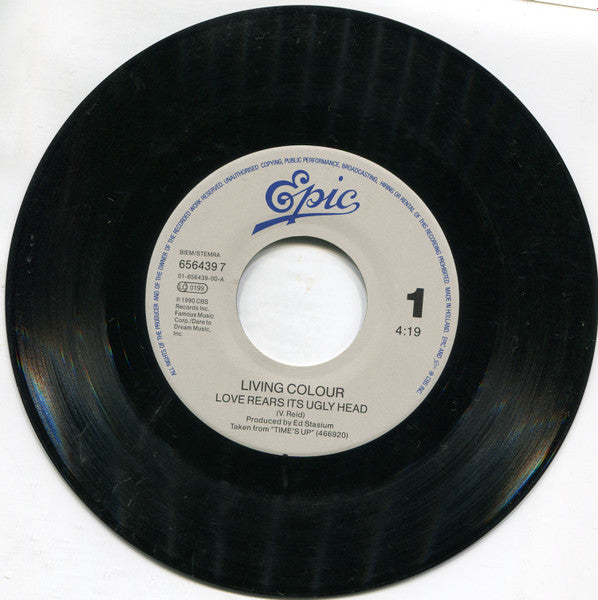 Living Colour : Love Rears Its Ugly Head (7", Single)