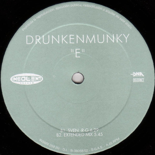 Drunkenmunky : E (12")