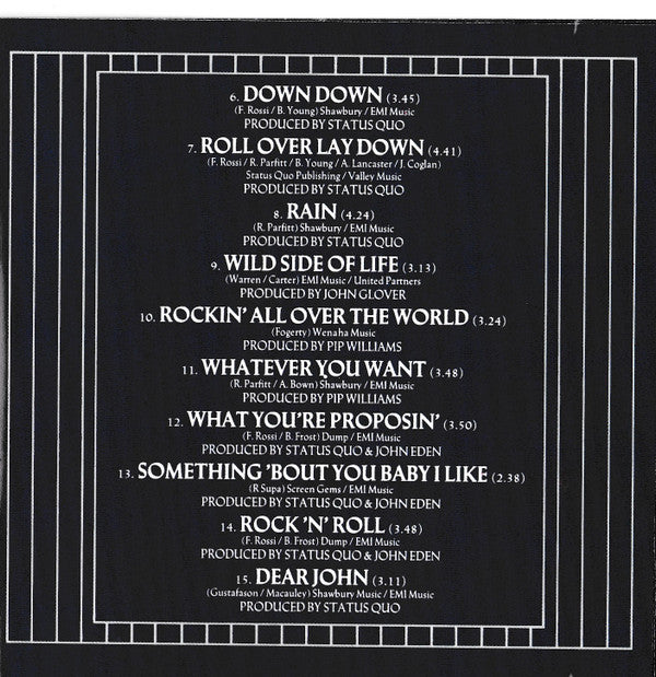 Status Quo : Rocking All Over The Years (CD, Comp)