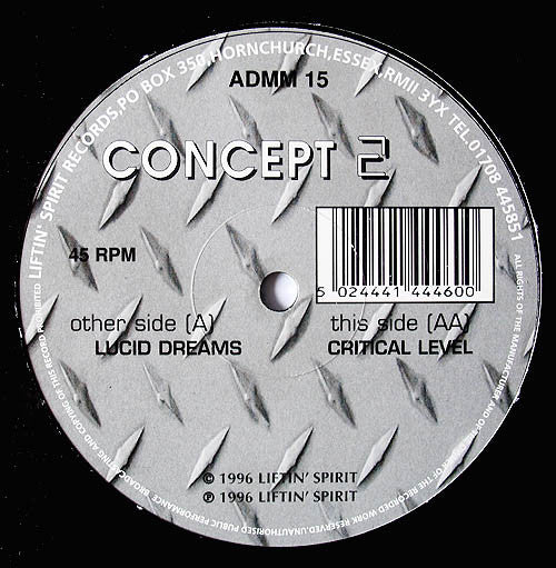 Concept 2 : Lucid Dreams / Critical Level (12")