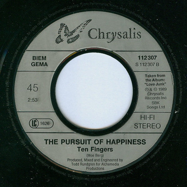 The Pursuit Of Happiness : I'm An Adult Now (7", Single)