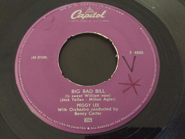 Peggy Lee : I'm A Woman (7")