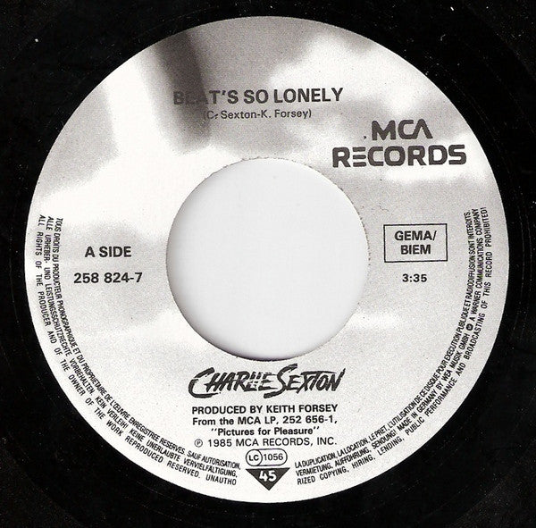 Charlie Sexton : Beat's So Lonely (7", Single)