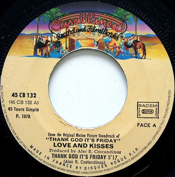 Love & Kisses : Thank God It's Friday (7", Single)