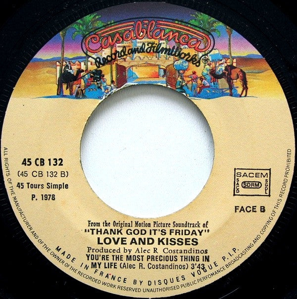 Love & Kisses : Thank God It's Friday (7", Single)