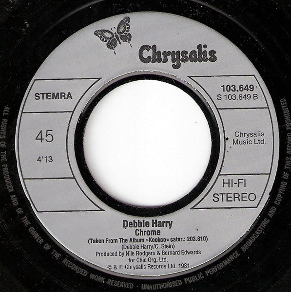 Deborah Harry : The Jam Was Moving (7", Single)