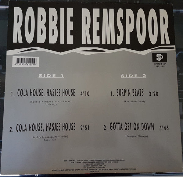 Robbie Remspoor : Cola House, Hasjee House (12")