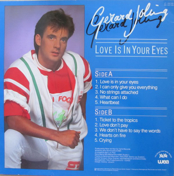 Gerard Joling : Love Is In Your Eyes (LP, Album)