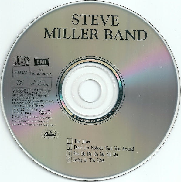 Steve Miller Band : The Joker (CD, Single)