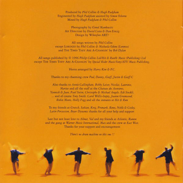 Phil Collins : Dance Into The Light (CD, Album)