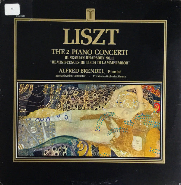 Franz Liszt - Alfred Brendel, Michael Gielen, Vienna Pro Musica Orchestra : The 2 Piano Concerti / Hungarian Rhapsody No.11 / "Reminiscences De Lucia Lammermoor" (LP, Comp)