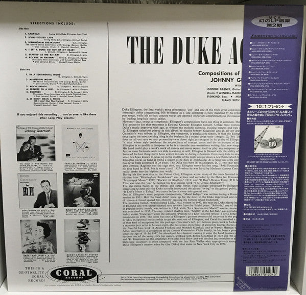 Johnny Guarnieri : The Duke Again (LP, Album, Mono, RE)