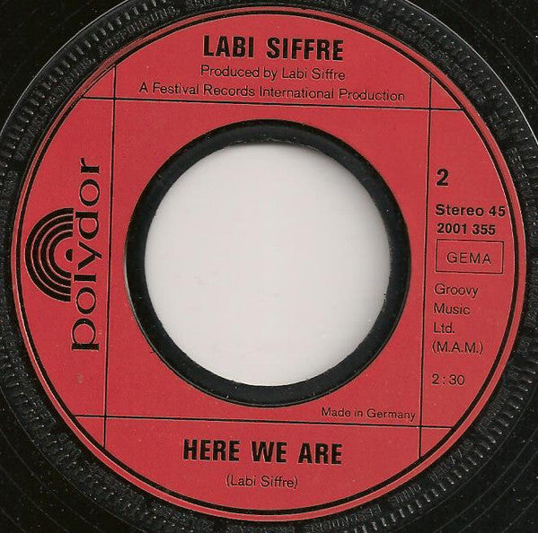 Labi Siffre : Watch Me (7", Single)