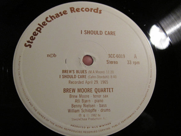 The Brew Moore Quartet : I Should Care (LP, Album)