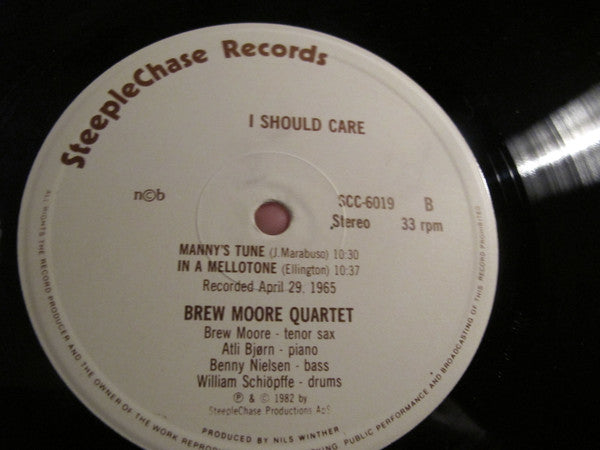 The Brew Moore Quartet : I Should Care (LP, Album)