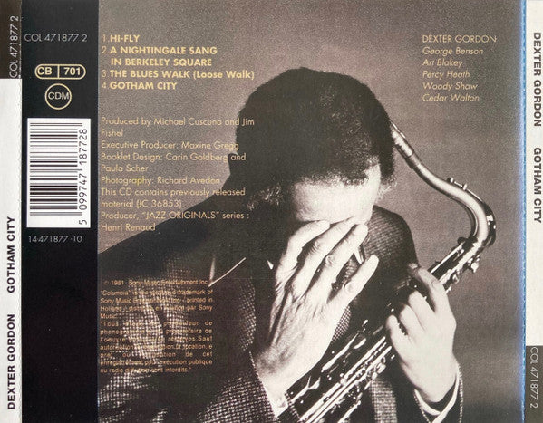 Dexter Gordon : Gotham City (CD, Album)