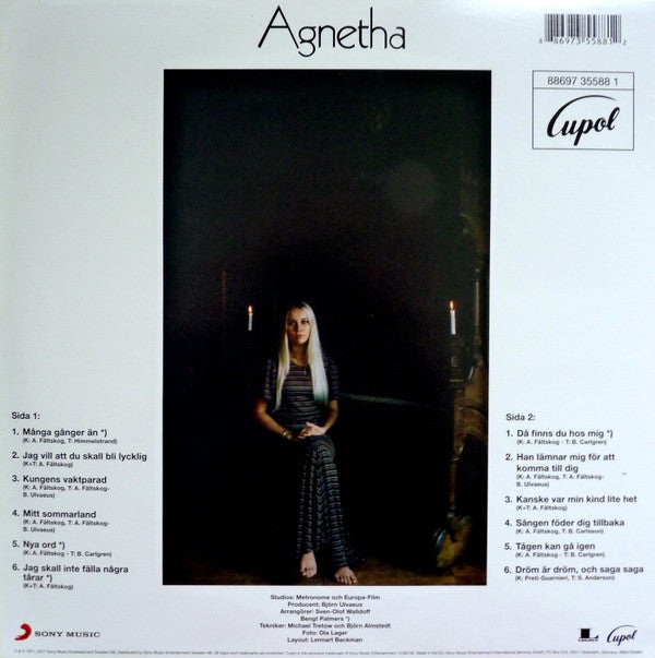 Agnetha* : När En Vacker Tanke Blir En Sång (LP, Album, RE, 180)