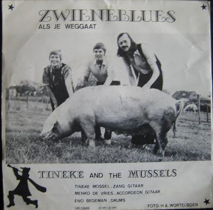 Tineke And The Mussels : Zwientieblues (7", Single)