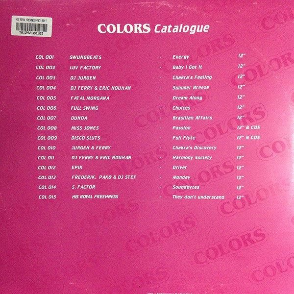 His Royal Freshness : They Don't Understand (The Way I Feel) (12")