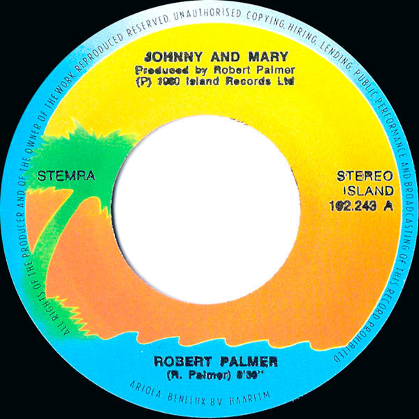 Robert Palmer : John And Mary (7", Single)